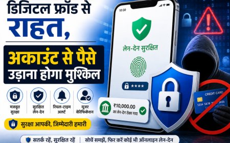 डिजिटल फ्रॉड से राहत, अकाउंट से पैसे उड़ाना होगा मुश्किल