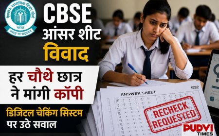 CBSE आंसर शीट विवाद: हर चौथे छात्र ने मांगी कॉपी, डिजिटल चेकिंग सिस्टम पर उठे सवाल