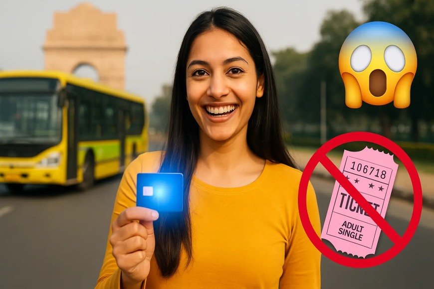 दिल्ली बसों में बड़ा बदलाव: अब पिंक टिकट नहीं, स्मार्ट कार्ड से मिलेगा मुफ्त सफर