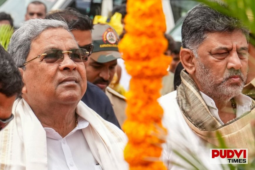 कर्नाटक कांग्रेस में CM पद को लेकर हलचल तेज, Siddaramaiah और DK Shivakumar दिल्ली पहुंचे