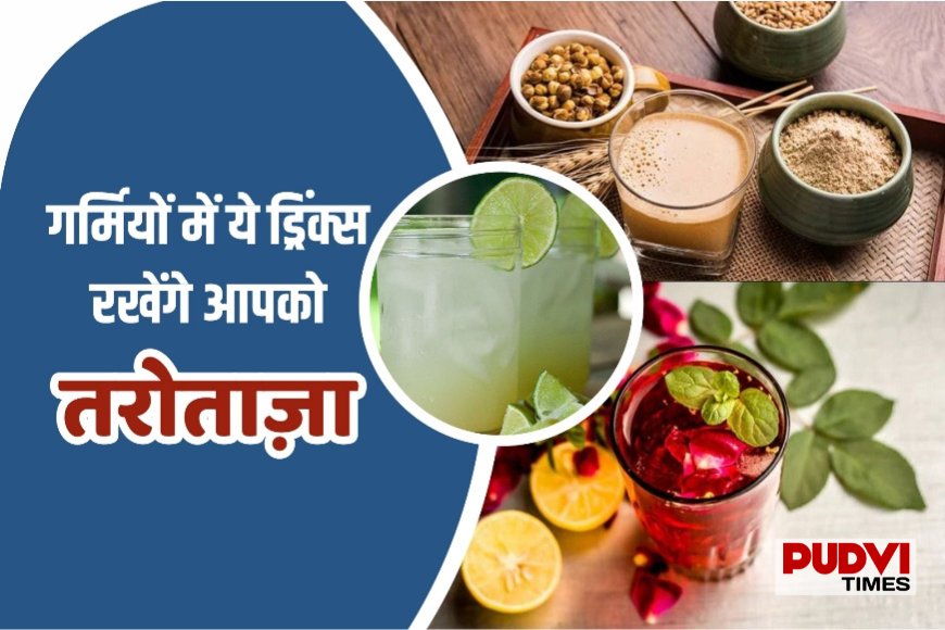 भीषण गर्मी में राहत दिलाएंगे ये देसी ड्रिंक्स, नौतपा में जरूर आजमाएं ये आसान उपाय