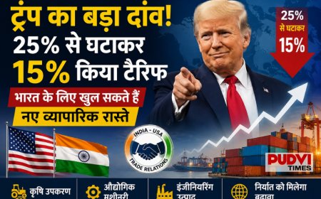 ट्रंप का बड़ा दांव! 25% से घटाकर 15% किया टैरिफ, भारत के लिए खुल सकते हैं नए व्यापारिक रास्ते
