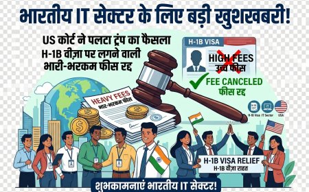 भारतीय IT सेक्टर के लिए बड़ी खुशखबरी! US कोर्ट ने पलटा ट्रंप का फैसला, H-1B वीज़ा पर लगने वाली भारी-भरकम फीस रद्द