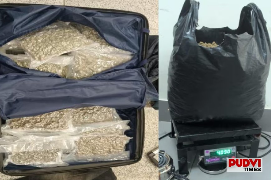 बेंगलुरु एयरपोर्ट पर 13 करोड़ रुपये का हाइड्रोपोनिक गांजा जब्त, बैंकॉक से आए 6 यात्री गिरफ्तार