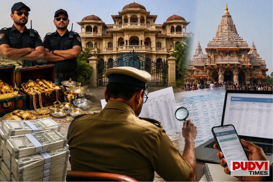 प्राइवेट सिक्योरिटी गार्ड्स, आलीशान महल और बैंक डिटेल्स... चढ़ावा चोरी केस में अब आरोपियों की संपत्ति पर पुलिस की नजर