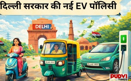 दिल्ली की नई EV पॉलिसी 2026 लागू: सब्सिडी के नियम बदले, अब इन तकनीकी मानकों पर मिलेगा फायदा