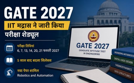 GATE 2027: IIT मद्रास ने जारी किया परीक्षा शेड्यूल, 5 साल बाद बदला सिलेबस, पहली बार जोड़ा गया नया Robotics पेपर