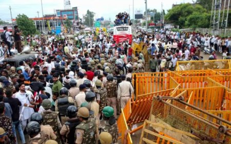 भोपाल में किसानों का शक्ति प्रदर्शन: सावरकर सेतु पर डेरा, CM हाउस मार्च को लेकर बढ़ा तनाव