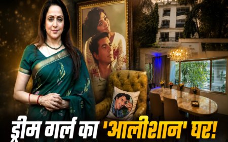 धर्मेंद्र-हेमा की तस्वीरों वाले कुशन, शाही एंट्री और यादों से भरा आशियाना... ईशा देओल ने दिखाया 'ड्रीम गर्ल' का 54 साल पुराना बंगला