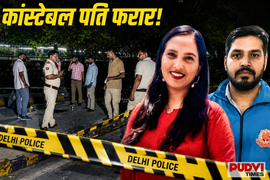 दिल्ली में बीच सड़क पत्नी की बेरहमी से हत्या, कांस्टेबल पति फरार; CCTV में कैद हुई दिल दहला देने वाली वारदात