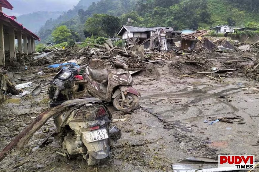 अरुणाचल प्रदेश में बारिश का जानलेवा कहर: बाढ़ में डूबीं कॉलोनियां, रिहायशी इलाके बने दरिया, 97 हजार से ज्यादा लोग प्रभावित