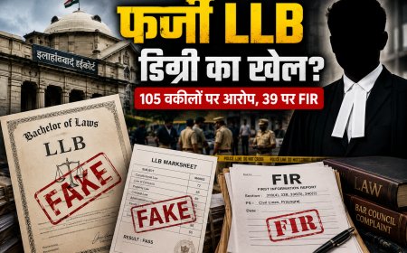 फर्जी LLB डिग्री से वकील बने 105 लोगों पर शिकंजा, प्रयागराज में 39 पर FIR
