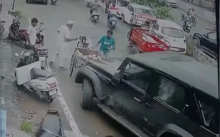 कैमरे में कैद: पुलिस से भागते गैंगस्टर ने तेज रफ्तार Thar से नारियल बेचने वाले को कुचला, फिर पकड़ा गया