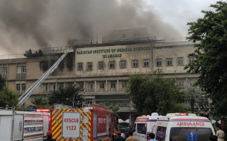 इस्लामाबाद के सबसे बड़े सरकारी अस्पताल में भीषण आग, 15 नवजातों की मौत