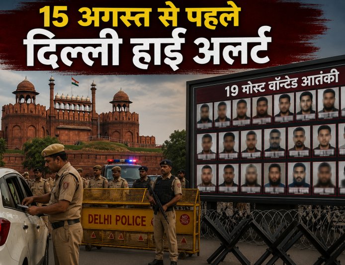 15 अगस्त से पहले दिल्ली में हाई अलर्ट, 19 मोस्ट वॉन्टेड आतंकियों के पोस्टर जारी