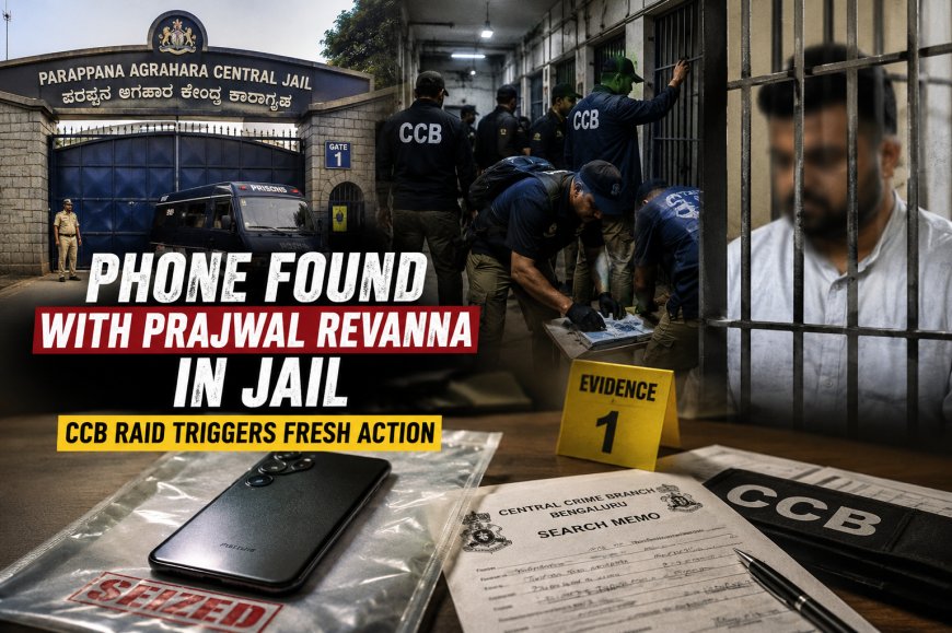जेल में प्रज्वल रेवन्ना के पास मिला फोन, कांग्रेस सांसद ने उठाए सवाल; अधिकारी पर भी गिरी गाज