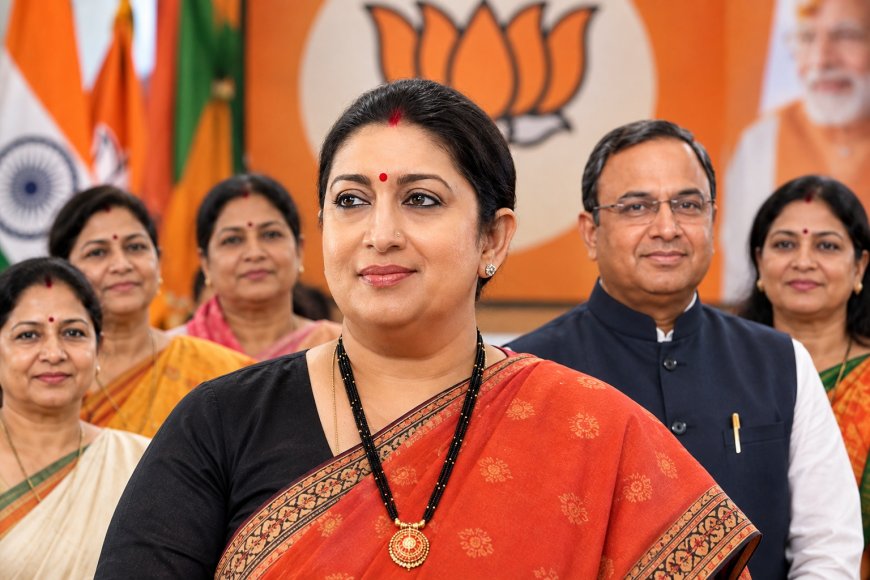 BJP में स्मृति ईरानी की बड़ी वापसी, नई टीम में महिलाओं को भी मिला मजबूत प्रतिनिधित्व