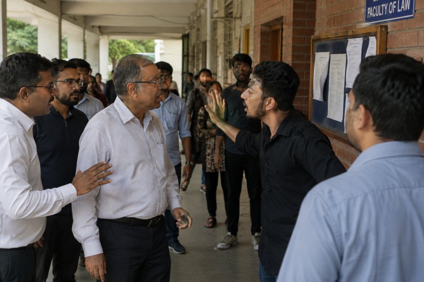 दिल्ली यूनिवर्सिटी में प्रोफेसर पर हमले का आरोप, PhD स्कॉलर सस्पेंड