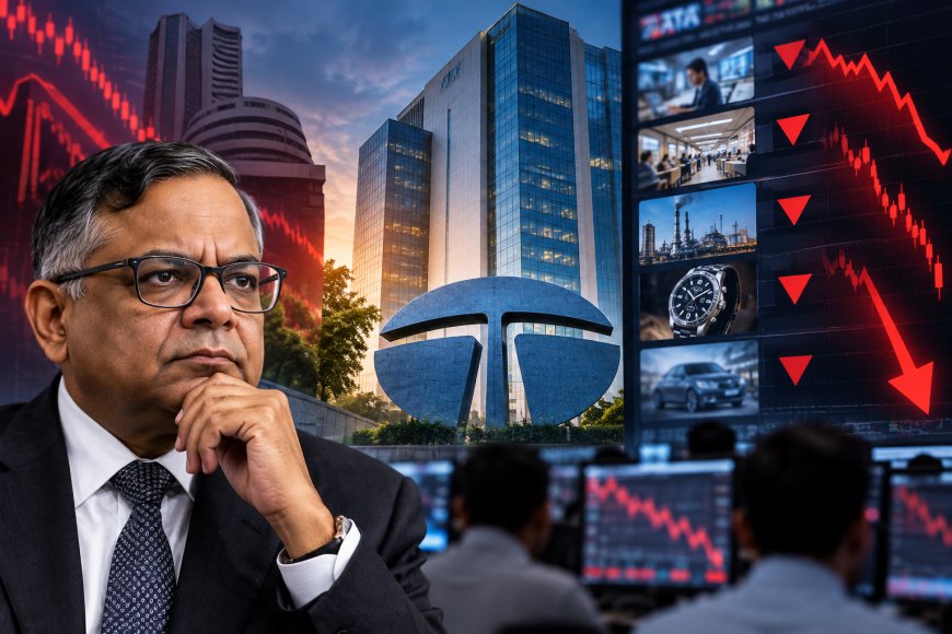 चंद्रशेखरन बने टाटा संस के चेयरमैन, TCS समेत कई Tata Stocks में गिरावट