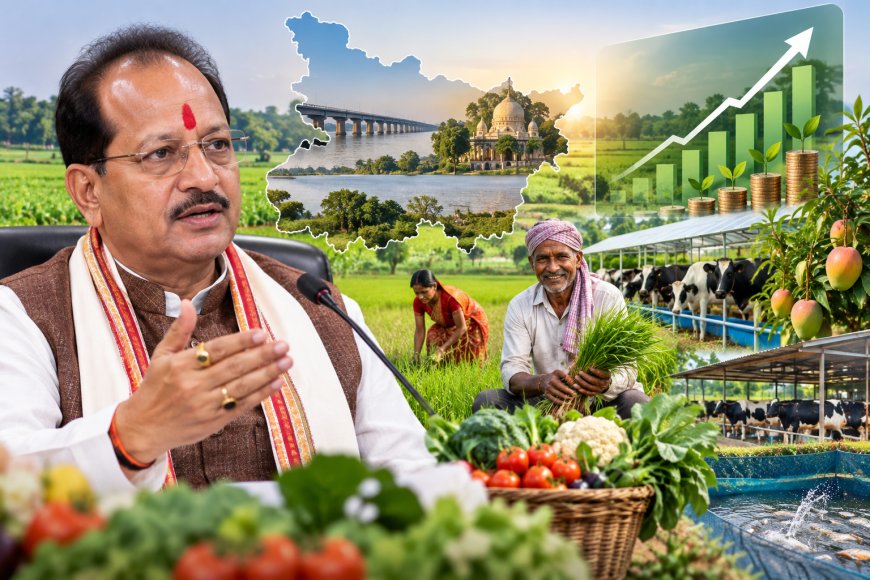 बिहार में किसानों की कमाई कैसे बढ़ेगी? कृषि मंत्री विजय सिन्हा ने बताया पूरा प्लान