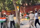 जंतर-मंतर पर दिल्ली पुलिस का बड़ा एक्शन, सौरव दास और आशुतोष रांका हिरासत में