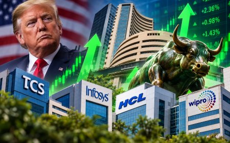 ट्रंप के झटके के बावजूद IT शेयरों में तेजी, TCS-Infosys-HCLTech के शेयर चढ़े