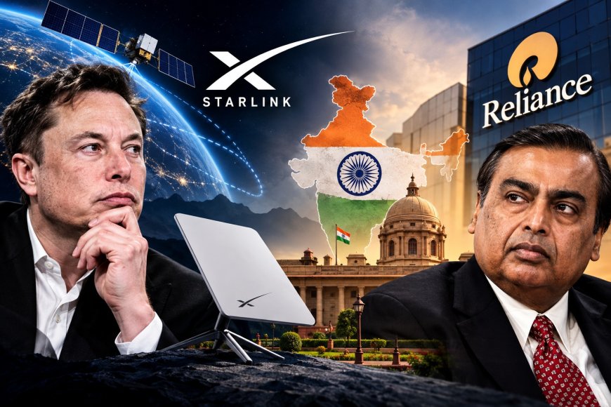 एलन मस्क का अंबानी पर सवाल, Starlink विवाद में सरकार का पलटवार; भारत में इंटरनेट सेवा की मंजूरी पर घमासान