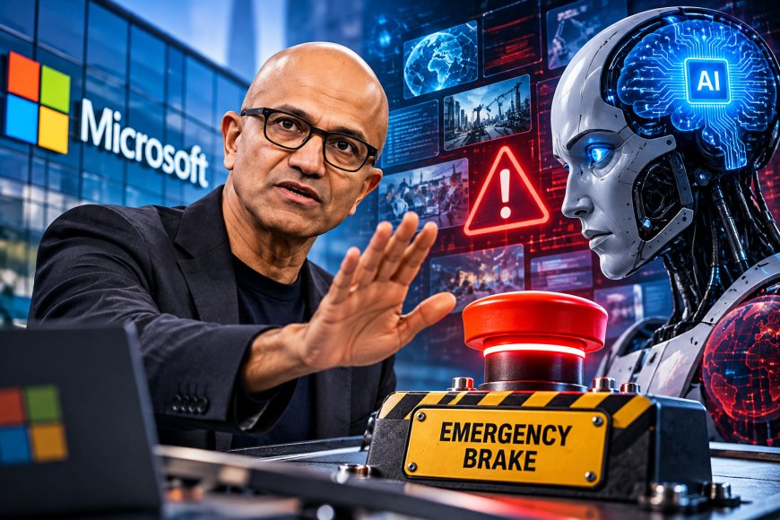AI के बढ़ते खतरे से टेंशन में सत्या नडेला! बोले—मशीन को रोकने के लिए जरूरी है ‘इमरजेंसी ब्रेक’